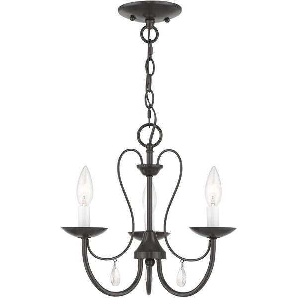 HomeRoots Three Light Dimmable Chandelier – Modern Cylindrical Shades for Versatile Ambiance in Any Room 687216