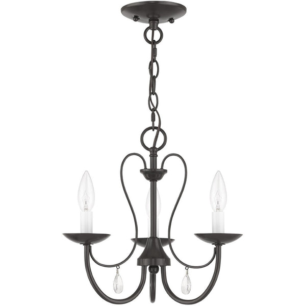 HomeRoots Three Light Dimmable Chandelier – Modern Cylindrical Shades for Versatile Ambiance in Any Room 687216