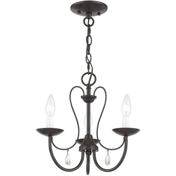 HomeRoots Three Light Dimmable Chandelier – Modern Cylindrical Shades for Versatile Ambiance in Any Room 687216