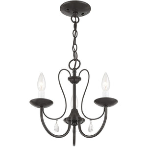 HomeRoots Three Light Dimmable Chandelier – Modern Cylindrical Shades for Versatile Ambiance in Any Room 687216