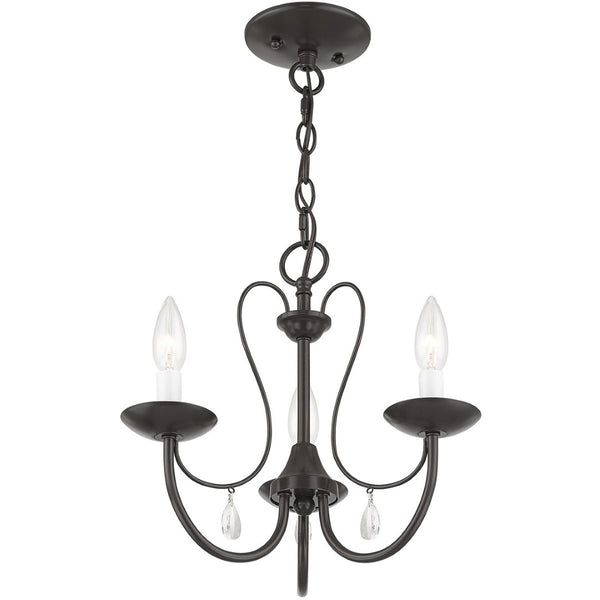 HomeRoots Three Light Dimmable Chandelier – Modern Cylindrical Shades for Versatile Ambiance in Any Room 687216