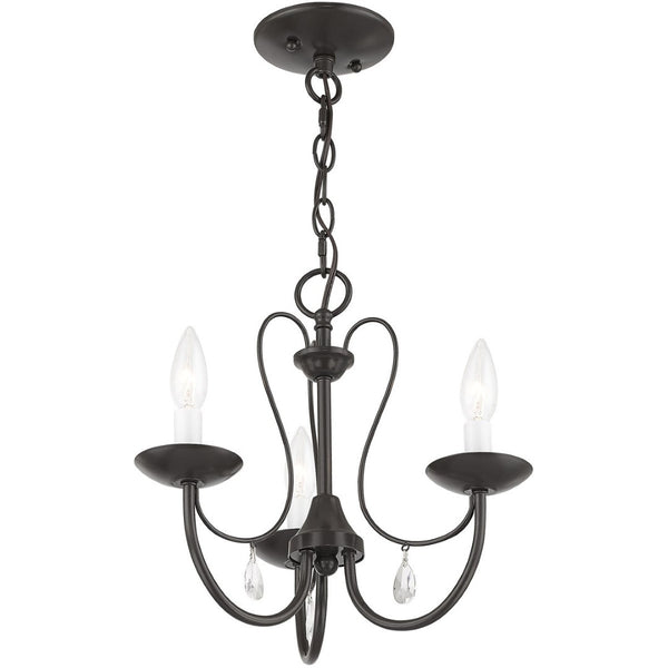 HomeRoots Three Light Dimmable Chandelier – Modern Cylindrical Shades for Versatile Ambiance in Any Room 687216