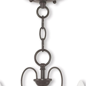 HomeRoots Three Light Dimmable Chandelier – Modern Cylindrical Shades for Versatile Ambiance in Any Room 687216