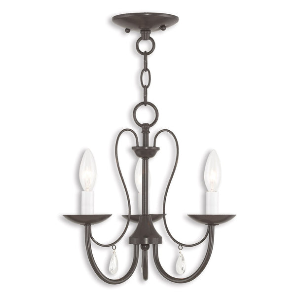 HomeRoots Three Light Dimmable Chandelier – Modern Cylindrical Shades for Versatile Ambiance in Any Room 687216