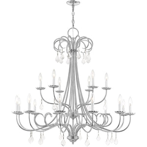 HomeRoots Multi Light Dimmable Chandelier - Modern Steel Design with Cylinder Shades for Versatile Illumination 687220