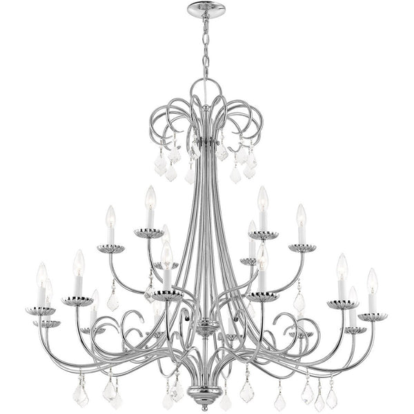 HomeRoots Multi Light Dimmable Chandelier - Modern Steel Design with Cylinder Shades for Versatile Illumination 687220