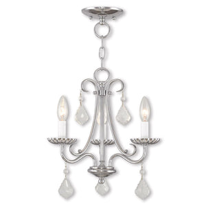 HomeRoots Three Light Dimmable Chandelier – Modern Cylinder Shades, Steel Frame, Adjustable Ambiance for Home 687223