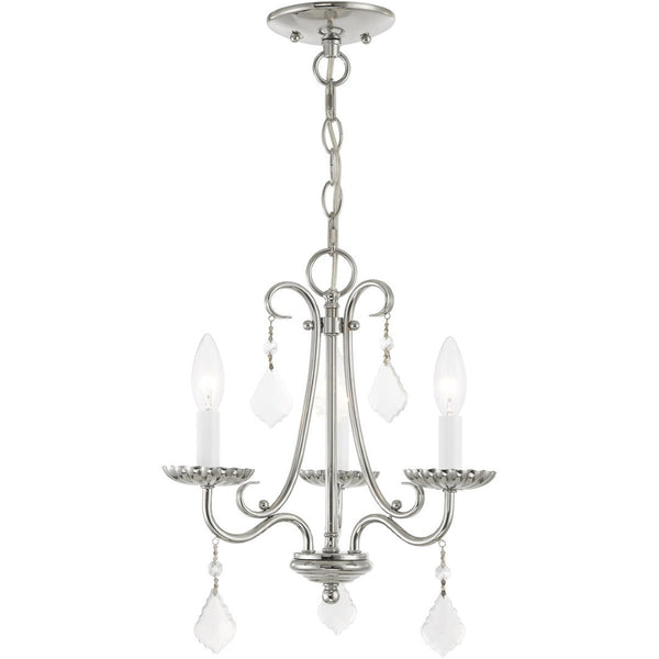 HomeRoots Three Light Dimmable Chandelier – Modern Cylinder Shades, Steel Frame, Adjustable Ambiance for Home 687223