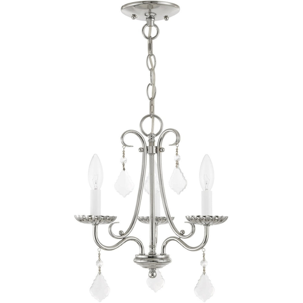 HomeRoots Three Light Dimmable Chandelier – Modern Cylinder Shades, Steel Frame, Adjustable Ambiance for Home 687223