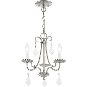 HomeRoots Three Light Dimmable Chandelier – Modern Cylinder Shades, Steel Frame, Adjustable Ambiance for Home 687223