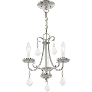 HomeRoots Three Light Dimmable Chandelier – Modern Cylinder Shades, Steel Frame, Adjustable Ambiance for Home 687223