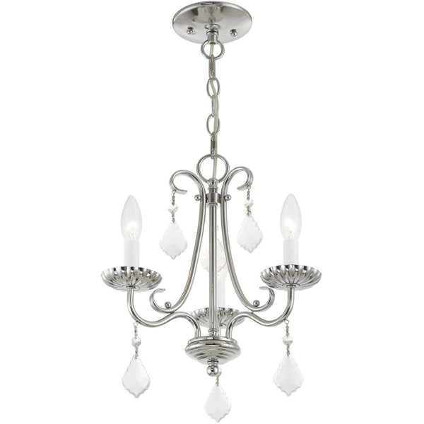 HomeRoots Three Light Dimmable Chandelier – Modern Cylinder Shades, Steel Frame, Adjustable Ambiance for Home 687223