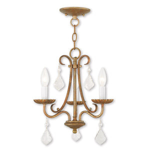 HomeRoots Three Light Dimmable Chandelier - Modern Cylindrical Shades for Stylish Ambient Lighting Anywhere 687224