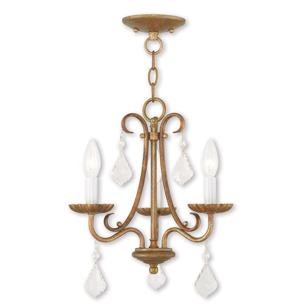 HomeRoots Three Light Dimmable Chandelier - Modern Cylindrical Shades for Stylish Ambient Lighting Anywhere 687224