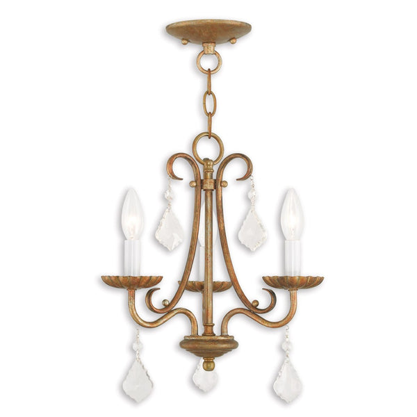 HomeRoots Three Light Dimmable Chandelier - Modern Cylindrical Shades for Stylish Ambient Lighting Anywhere 687224