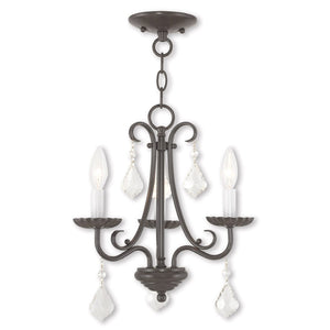 HomeRoots Three Light Dimmable Chandelier with Unique Cylindrical Shades for Modern Home Décor and Style 687226