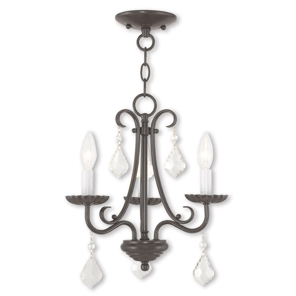 HomeRoots Three Light Dimmable Chandelier with Unique Cylindrical Shades for Modern Home Décor and Style 687226
