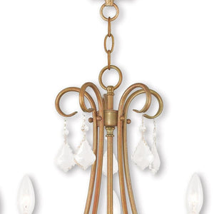 HomeRoots Five Light Dimmable Chandelier with Modern Cylinder Shades for Stylish Home Illumination & Ambiance 687228