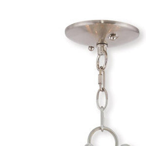 HomeRoots Multi Light Dimmable Chandelier - Modern Steel Cylinder Shades for Elegant Home Ambiance & Style 687234