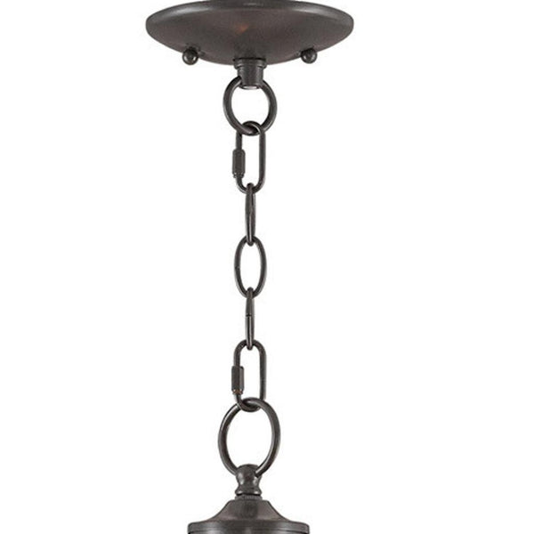 HomeRoots Three Light Dimmable Chandelier with Stylish Cylinder Shades for Modern Spaces and Adjustable Ambiance 687237