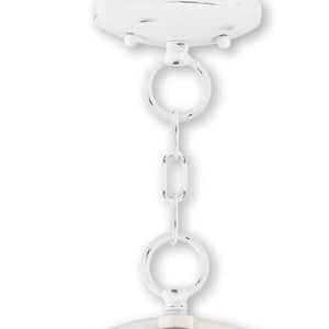 HomeRoots Three Light Dimmable Chandelier - Modern Steel Shades for Versatile Lighting in Any Room Style 687241