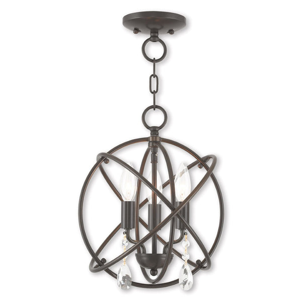 HomeRoots Three Light Dimmable Chandelier – Modern Cylinder Shades for Stylish Ambiance in Any Room 687243