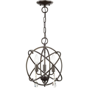 HomeRoots Three Light Dimmable Chandelier – Modern Cylinder Shades for Stylish Ambiance in Any Room 687243