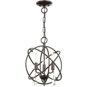 HomeRoots Three Light Dimmable Chandelier – Modern Cylinder Shades for Stylish Ambiance in Any Room 687243