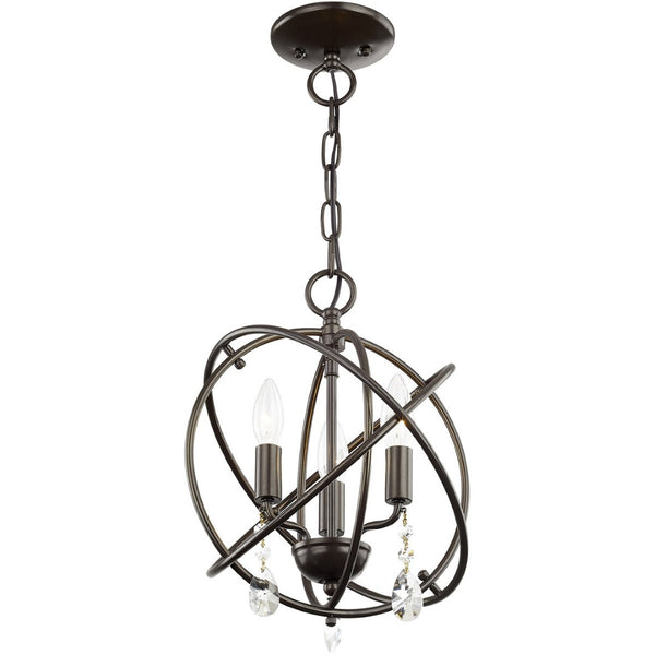 HomeRoots Three Light Dimmable Chandelier – Modern Cylinder Shades for Stylish Ambiance in Any Room 687243