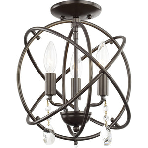 HomeRoots Three Light Dimmable Chandelier – Modern Cylinder Shades for Stylish Ambiance in Any Room 687243