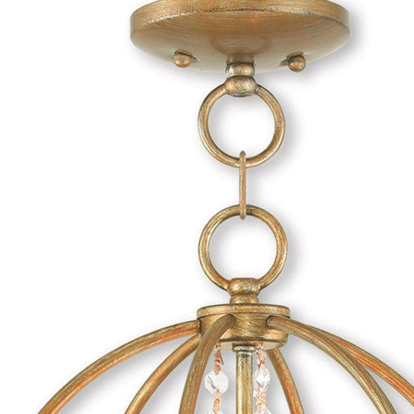 HomeRoots Three Light Dimmable Chandelier: Modern Pendant with Cylindrical Shades for Elegant Lighting Decor 687252