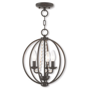 HomeRoots Three Light Dimmable Chandelier – Modern Cylindrical Shades for Elegant Home Illumination & Style 687253