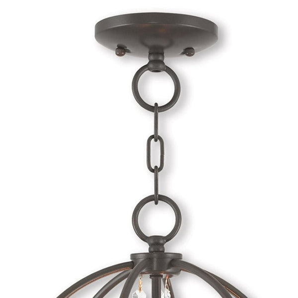 HomeRoots Three Light Dimmable Chandelier – Modern Cylindrical Shades for Elegant Home Illumination & Style 687253