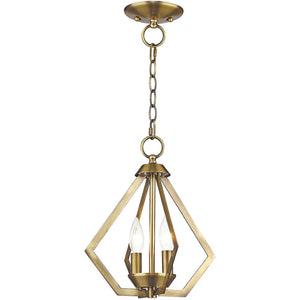 HomeRoots Two Light Dimmable Chandelier – Sleek Cylinder Shades for Contemporary Home Ambiance & Style 687260