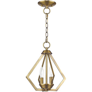 HomeRoots Two Light Dimmable Chandelier – Sleek Cylinder Shades for Contemporary Home Ambiance & Style 687260