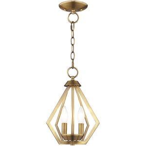 HomeRoots Two Light Dimmable Chandelier – Sleek Cylinder Shades for Contemporary Home Ambiance & Style 687260