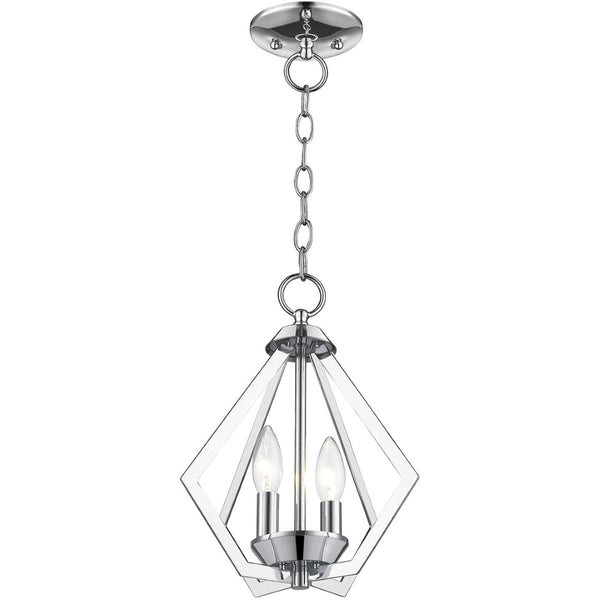 HomeRoots Two Light Dimmable Chandelier with Modern Cylinder Shades for Stylish Adjustable Illumination 687261