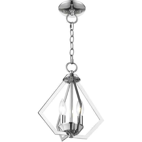 HomeRoots Two Light Dimmable Chandelier with Modern Cylinder Shades for Stylish Adjustable Illumination 687261
