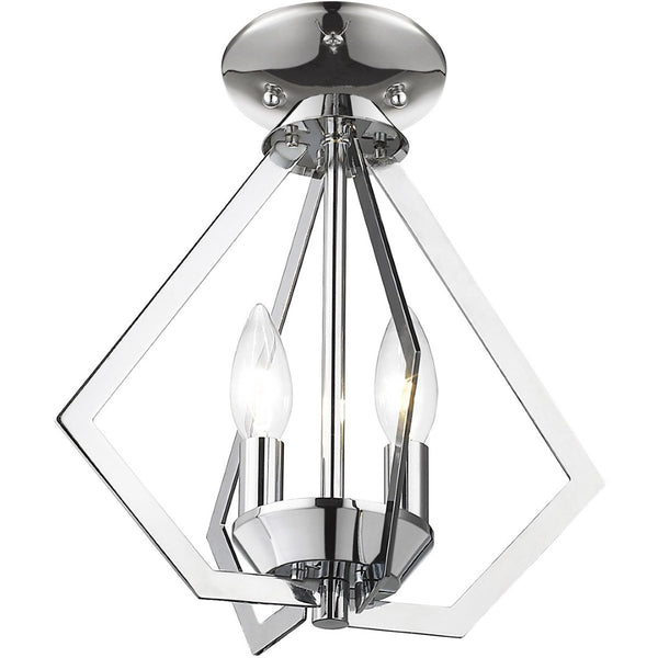 HomeRoots Two Light Dimmable Chandelier with Modern Cylinder Shades for Stylish Adjustable Illumination 687261