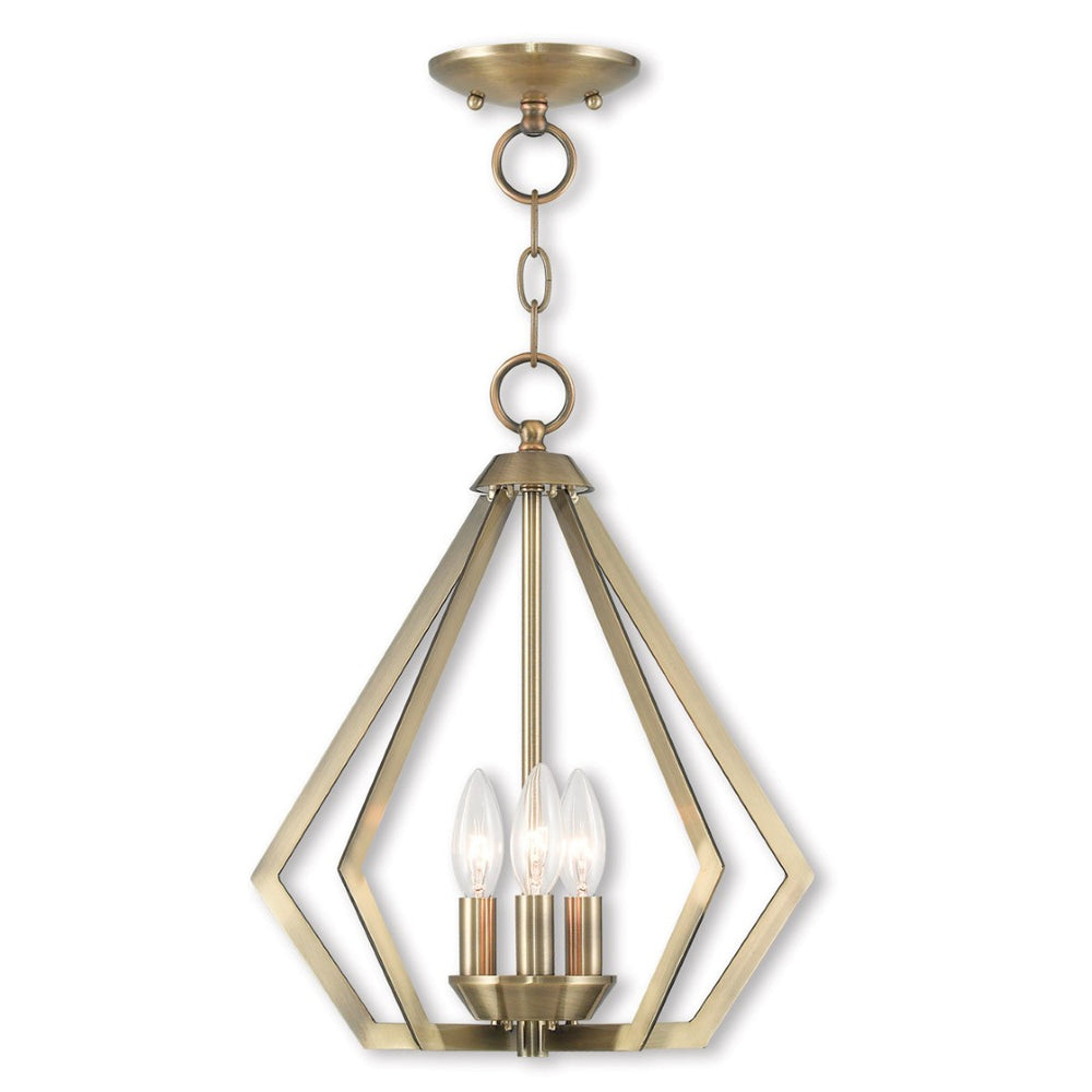 HomeRoots Three Light Dimmable Chandelier - Elegant Cylindrical Shades for Modern Spaces & Adjustable Ambiance 687264
