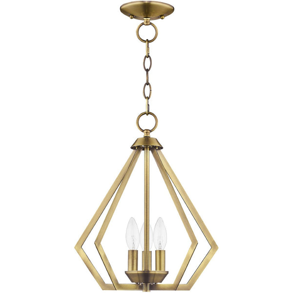 HomeRoots Three Light Dimmable Chandelier - Elegant Cylindrical Shades for Modern Spaces & Adjustable Ambiance 687264