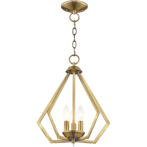 HomeRoots Three Light Dimmable Chandelier - Elegant Cylindrical Shades for Modern Spaces & Adjustable Ambiance 687264