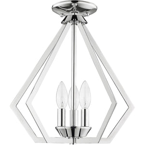 HomeRoots Three Light Dimmable Chandelier - Modern Cylinder Shades for Elegant Hallway and Bedroom Lighting 687265
