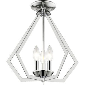 HomeRoots Three Light Dimmable Chandelier - Modern Cylinder Shades for Elegant Hallway and Bedroom Lighting 687265