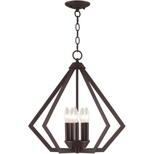 HomeRoots Bronze Five-Light Dimmable Chandelier with Elegant Cylinder Shades for Modern & Classic Spaces 687271