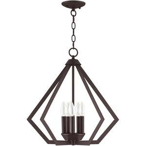 HomeRoots Bronze Five-Light Dimmable Chandelier with Elegant Cylinder Shades for Modern & Classic Spaces 687271