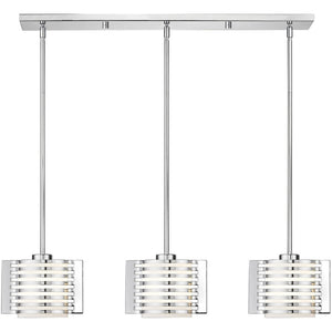 HomeRoots Silver Dimmable Three-Light Chandelier with Opal Cylinder Shades for Elegant Home Ambiance 687281