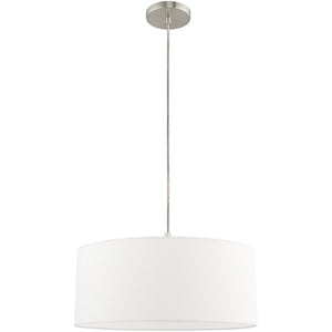 HomeRoots Dimmable Chandelier: Modern Cylinder Shades, Stylish Steel Design for Versatile Ambiance & Easy Installation 687284