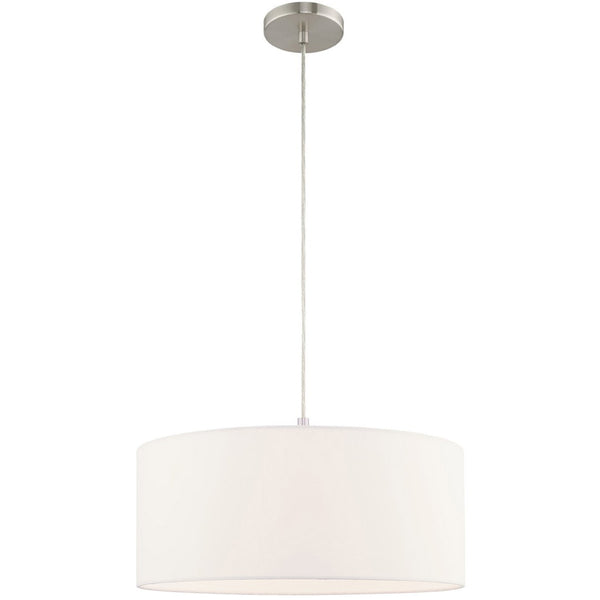 HomeRoots Dimmable Chandelier: Modern Cylinder Shades, Stylish Steel Design for Versatile Ambiance & Easy Installation 687284