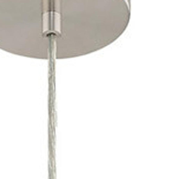 HomeRoots Dimmable Cylindrical Chandelier with Shades - Modern Elegance for Hallways, Bedrooms, and More! 687285